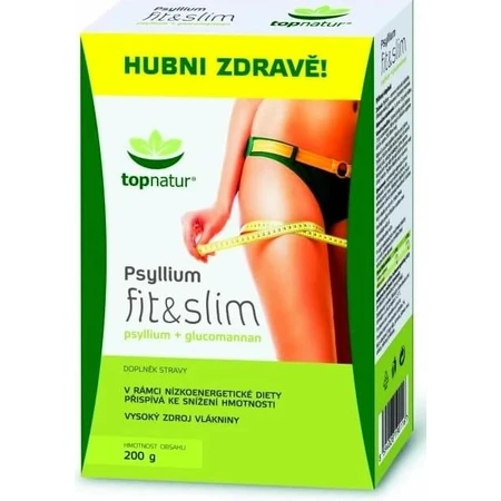 topnatur PSYLLIUM fit & slank doos 1×200 g, voedingssupplement