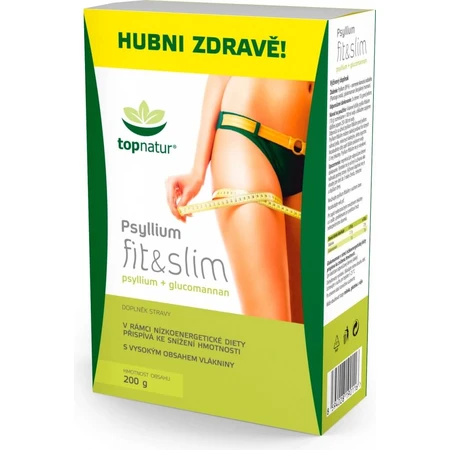 topnatur PSYLLIUM fit & slank doos 1×200 g, voedingssupplement