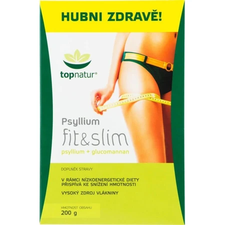 topnatur PSYLLIUM fit & slank doos 1×200 g, voedingssupplement