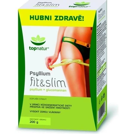 topnatur PSYLLIUM fit & slank doos 1×200 g, voedingssupplement