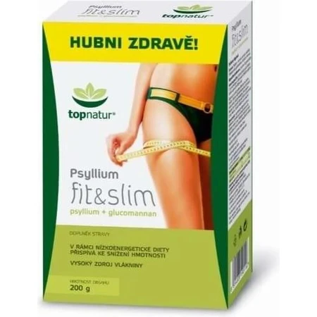 topnatur PSYLLIUM fit & slank doos 1×200 g, voedingssupplement