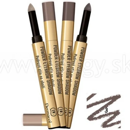 Dermacol Eyebrow Powder Powder Shadow No.3 1×1 g, waterproof