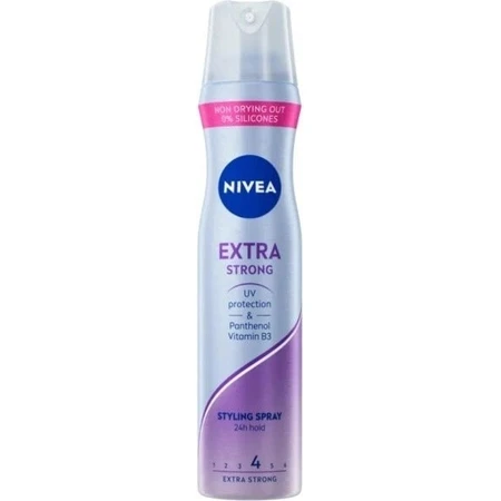 Nivea Laca Extra Fuerte 1×250 ml, larga duración
