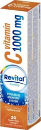 Revital vitamina C 1000 mg effervescente 1&#215;20 tbl, vitamina C