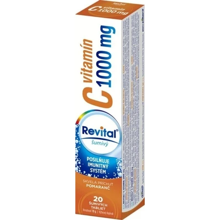 Revital vitamin C 1000 mg effervescent 1×20 tbl, vitamin C