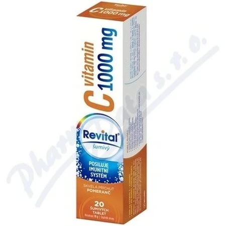Revital vitamin C 1000 mg effervescent 1×20 tbl, vitamin C