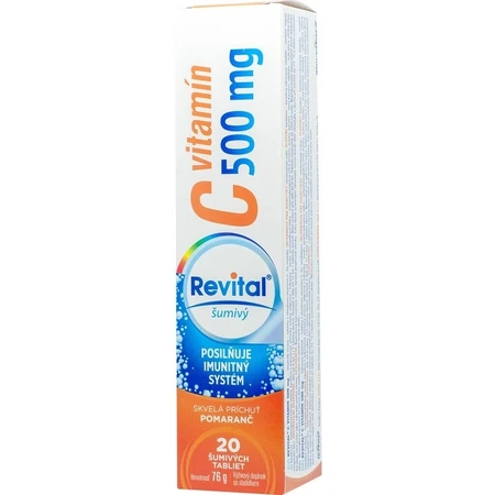 Revital vitamin C 1000 mg effervescent 1×20 tbl, vitamin C