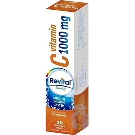 Revital vitamin C 1000 mg effervescent 1×20 tbl, vitamin C