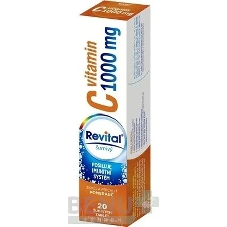 Revital vitamin C 1000 mg effervescent 1×20 tbl, vitamin C