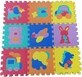 FOAM MASTER TRADING Foam mat animals and vehicles 1&#215;9 pcs, foam puzzle