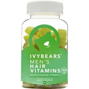 IvyBears vitaminas capilares para hombres 1×60 uds, complemento alimenticio