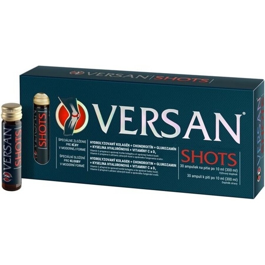 VERSAN SHOTS 30x10 ml 30×10 ml 30×10 ml, nutritional supplement for the musculoskeletal system