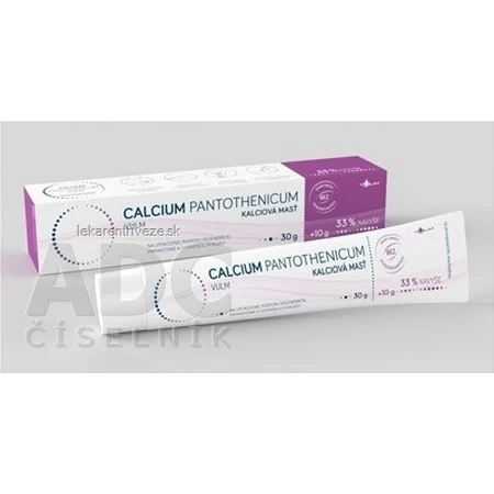 Calcium pantothenicum VULM Pomada cálcica 1×40 g, sin perfume