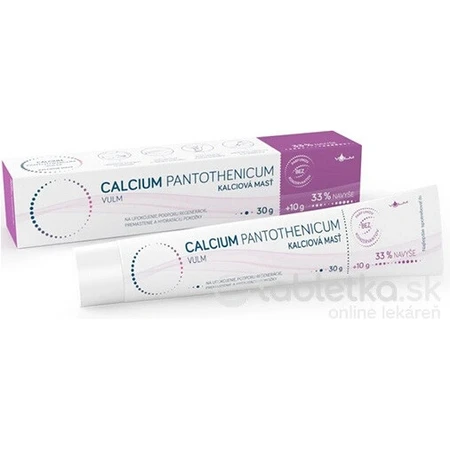 Calcium pantothenicum VULM Pomada cálcica 1×40 g, sin perfume