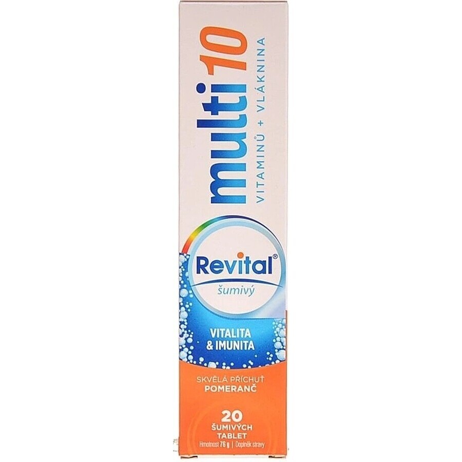 Revital Multi sabor naranja 1×20 tbl, comprimidos efervescentes