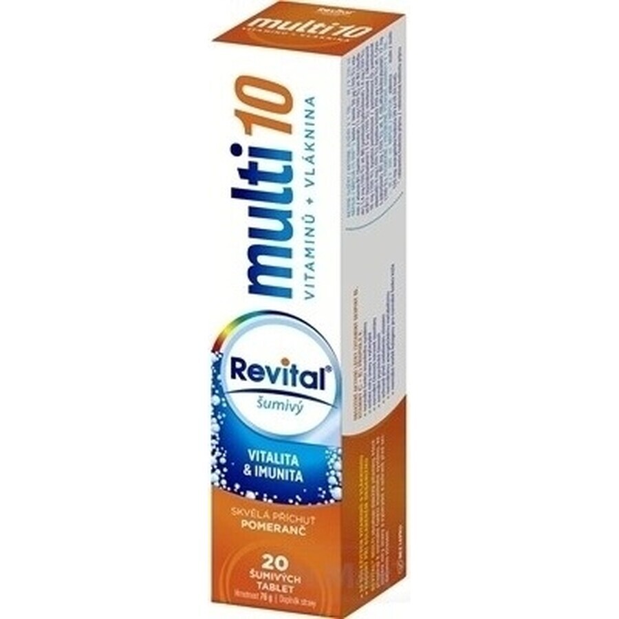 Revital Multi sabor naranja 1×20 tbl, comprimidos efervescentes