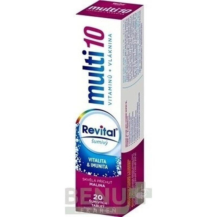 Revital Multi sabor naranja 1×20 tbl, comprimidos efervescentes