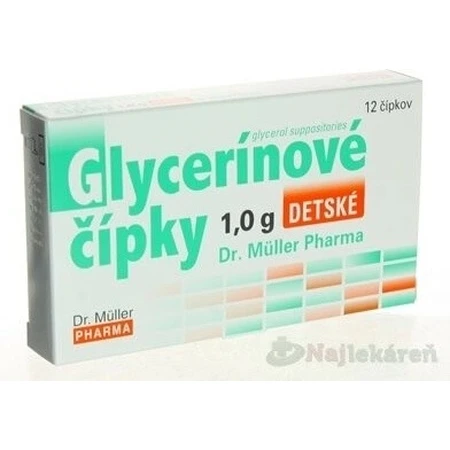 Dr. Müller Glycerin Zäpfchen 1,0 g 1x12 Stück sup Kinder
