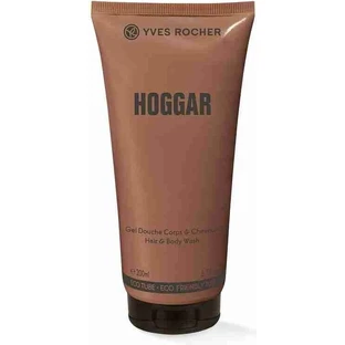 Yves Rocher HOGGAR Gel de Ducha Cuerpo y Cabello 1×200 ml, gel de ducha