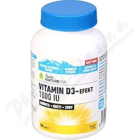 NATUREVIA VITAMIN D3 EFFECT 1000 I.E. 1×90 Stück, Nahrungsergänzungsmittel