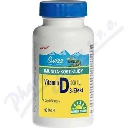 NATUREVIA VITAMIN D3 EFFECT 1000 I.E. 1×90 Stück, Nahrungsergänzungsmittel