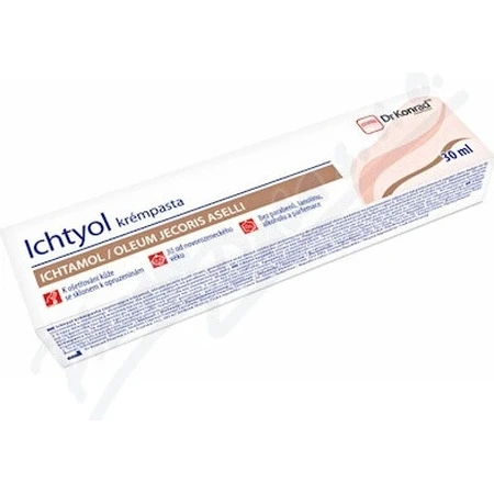 Dr Konrad Ichtamol paste 1×30 ml, soins de la peau