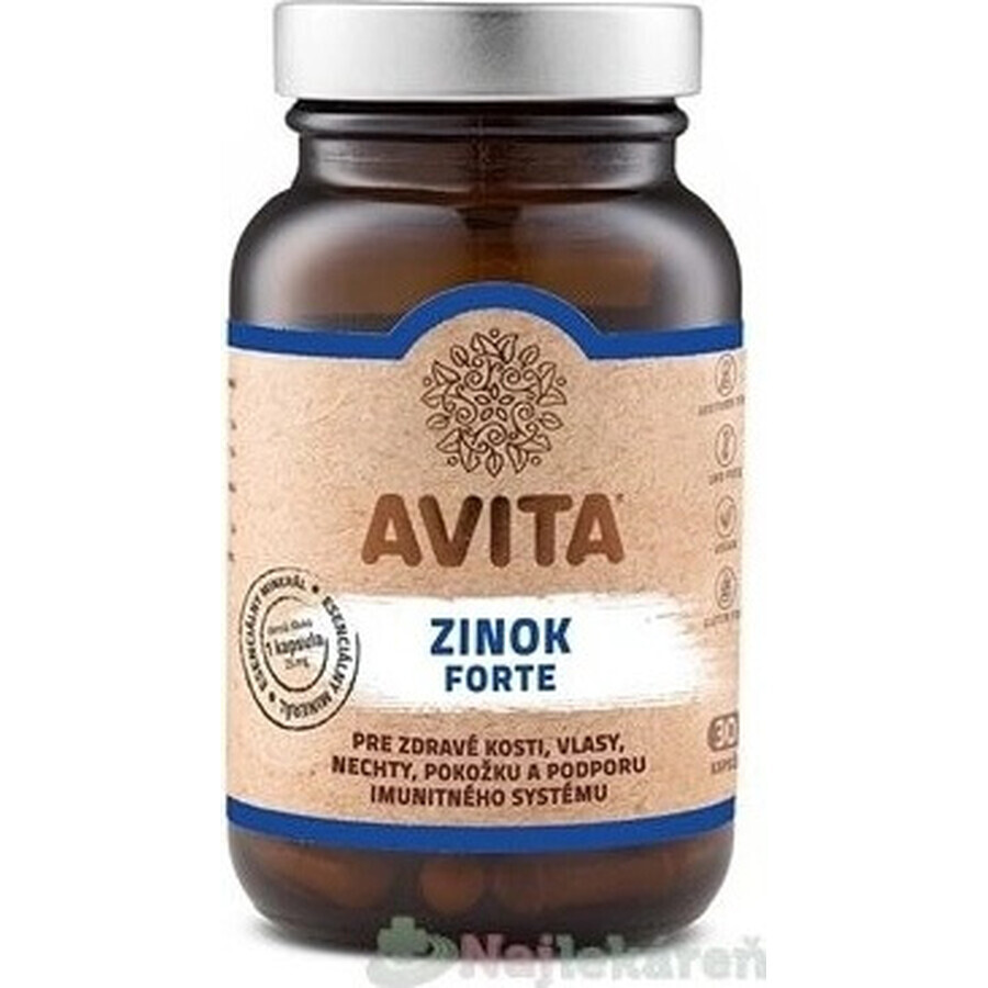 AVITA ZINOK FORTE 1×30 cps, supliment alimentar