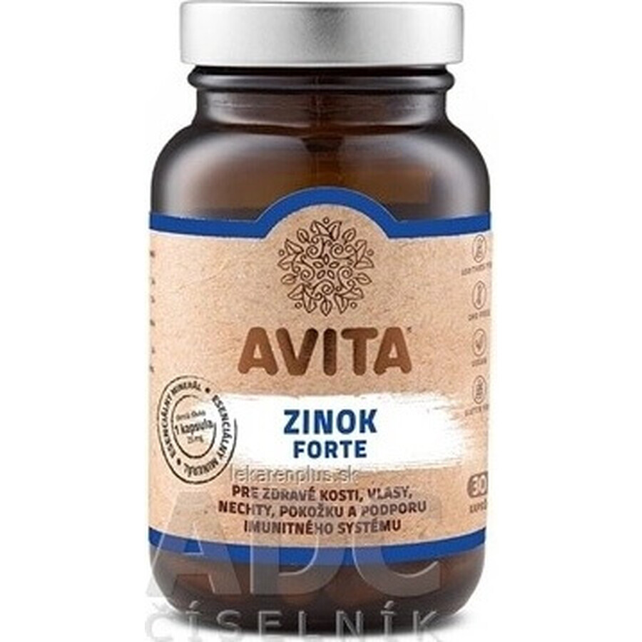 AVITA ZINOK FORTE 1×30 cps, supliment alimentar