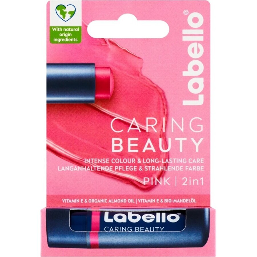 Boutique Labello Colour Lip Balm Pink 1×5,2 ml, baume à lèvres Labello Colour Lip Balm Pink 1×5,2 ml, baume à lèvres