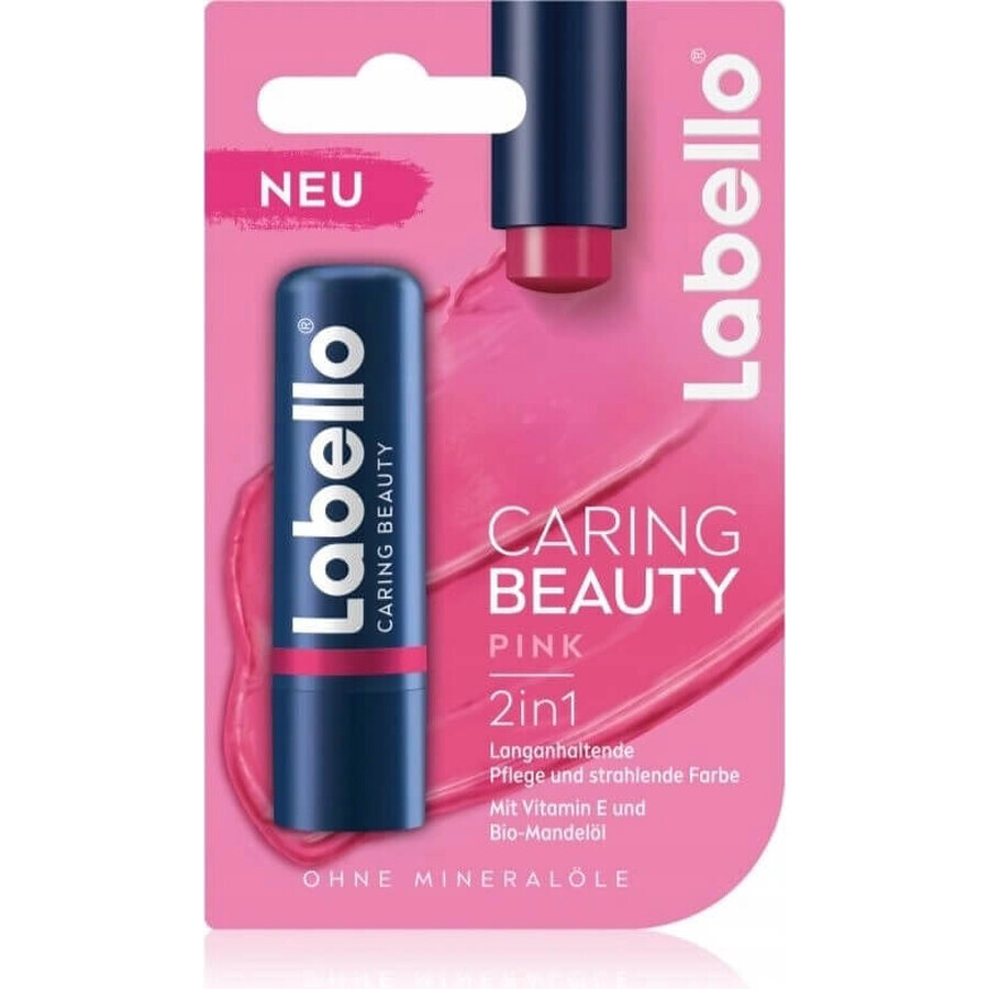Labello Colour Lip Balm Pink 1×5,2 ml, baume à lèvres
