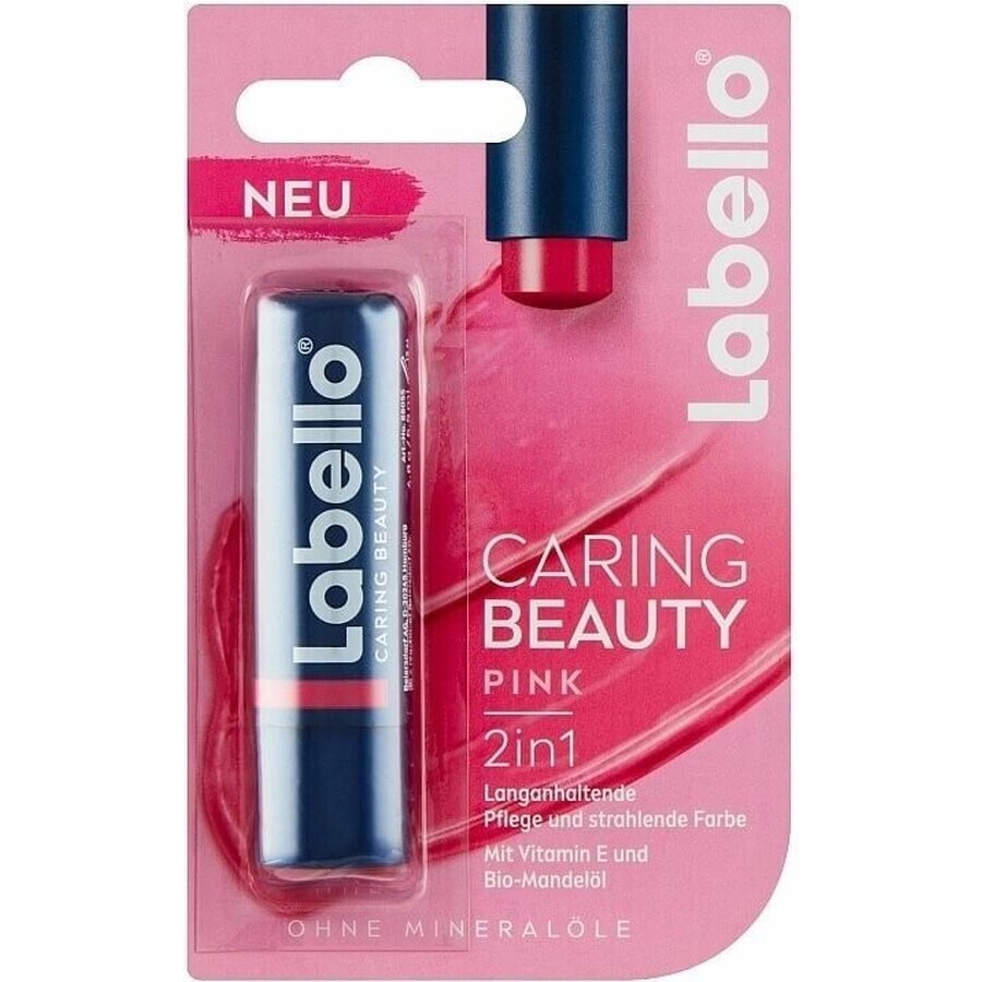 Labello Colour Lip Balm Pink 1×5,2 ml, baume à lèvres Labello Colour Lip Balm Pink 1×5,2 ml, baume à lèvres