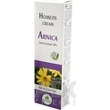 NH - Homeos crème ARNIKA CREAM 1×75 ml, 10% arnica-extract