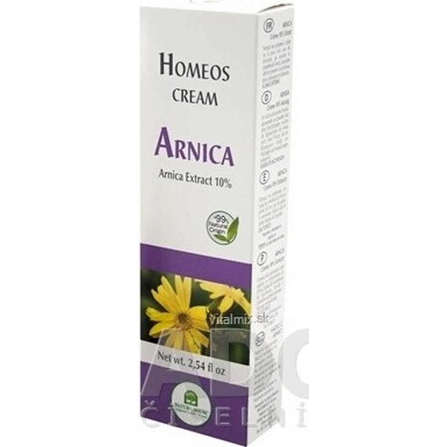 NH - Homeos cream ARNIKA CREAM 1×75 ml, 10% arnica extract