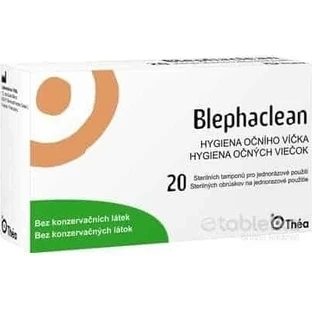 Blephaclean 1×20 Stück, sterile Tücher