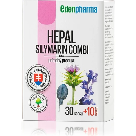 EDENPharma HEPAL 1×40 cps, Nahrungsergänzungsmittel