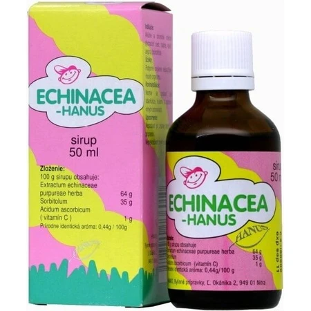 HANUS ECHINACEA SYRUP FOR CHILDREN 1×50 ml, syrup for children, 6m+