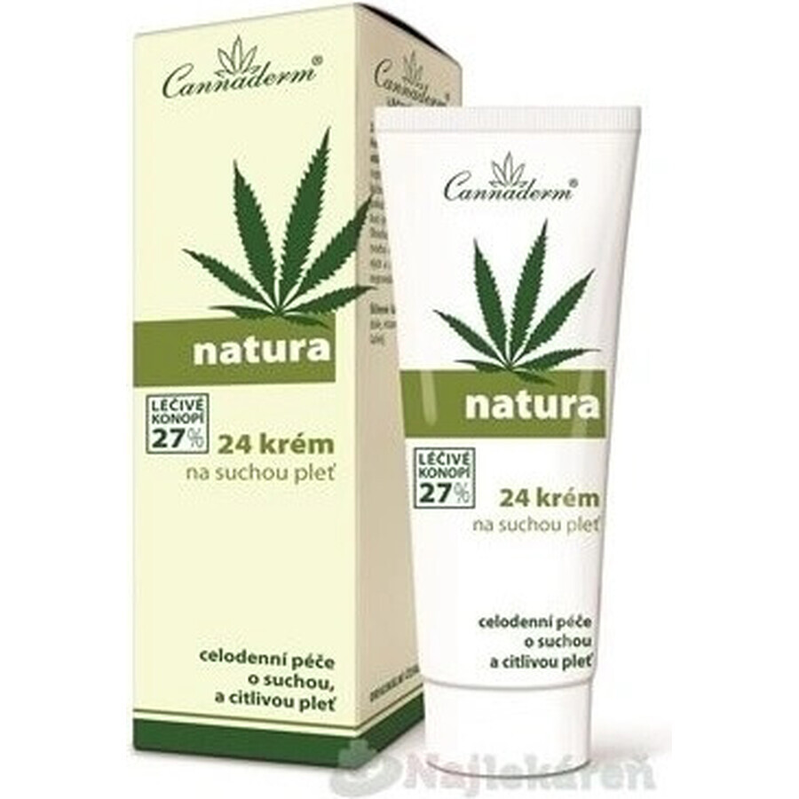 Cannaderm NATURA all day 24 cream 1×75 g for dry skin