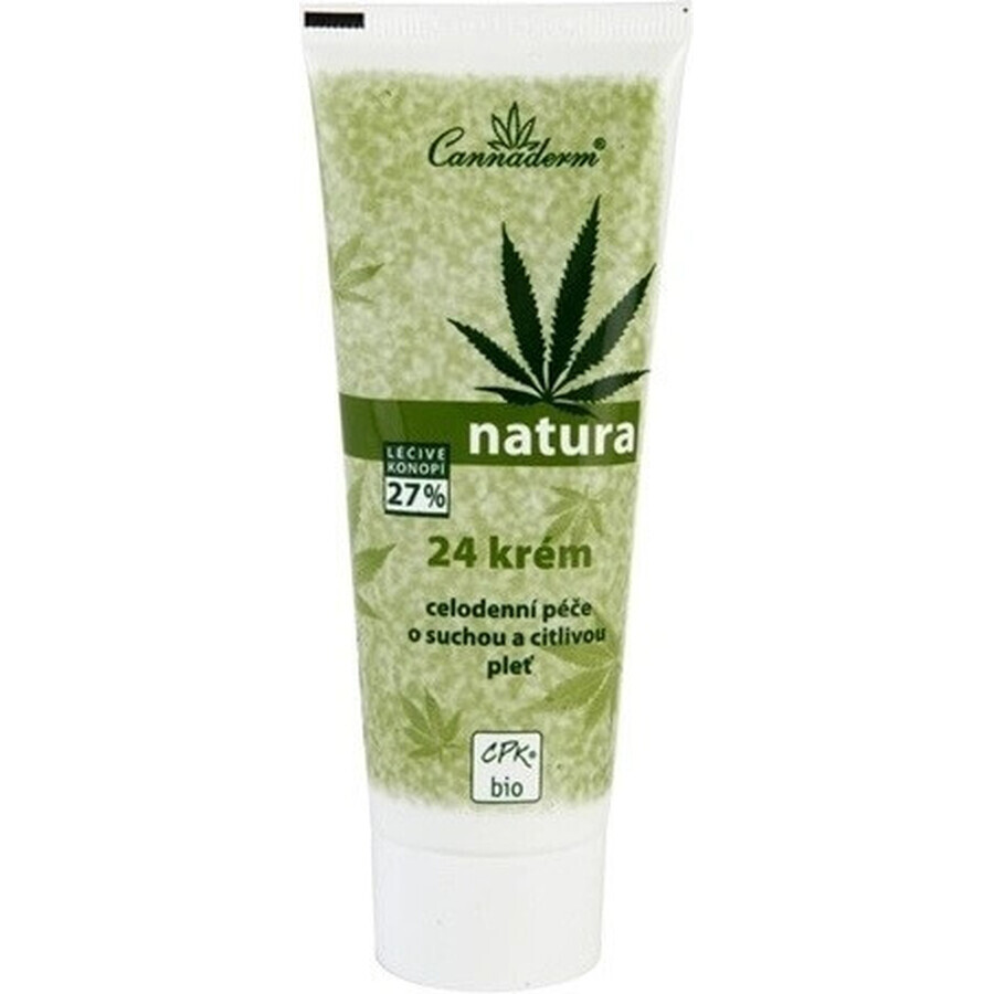 Cannaderm NATURA all day 24 cream 1×75 g for dry skin