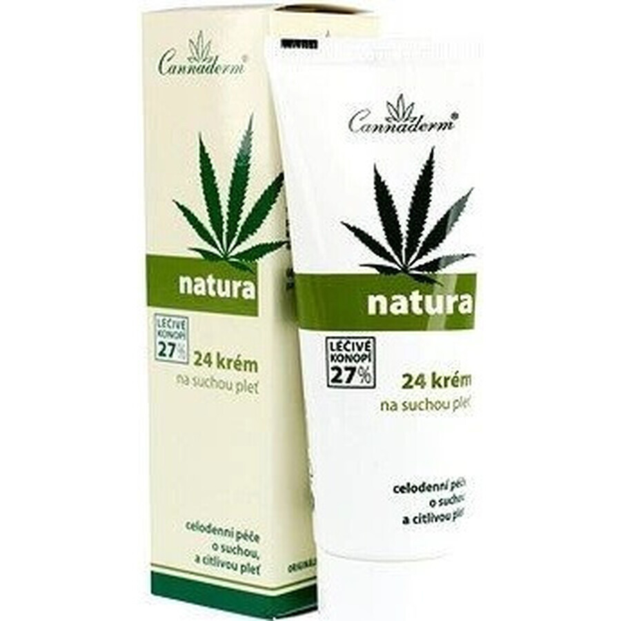 Cannaderm NATURA all day 24 cream 1×75 g for dry skin
