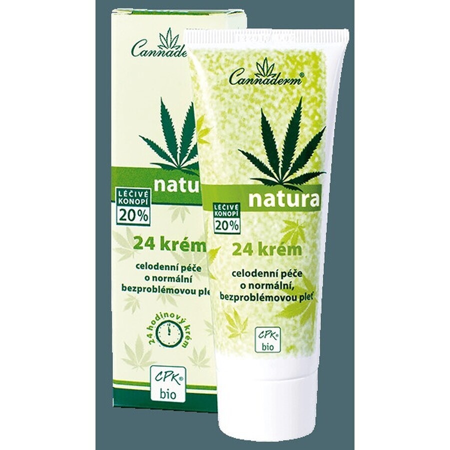 Cannaderm NATURA all day 24 cream 1×75 g for dry skin