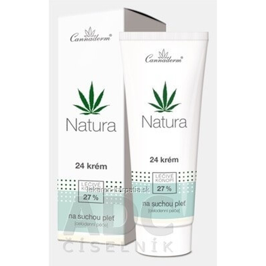 Cannaderm NATURA all day 24 cream 1×75 g for dry skin