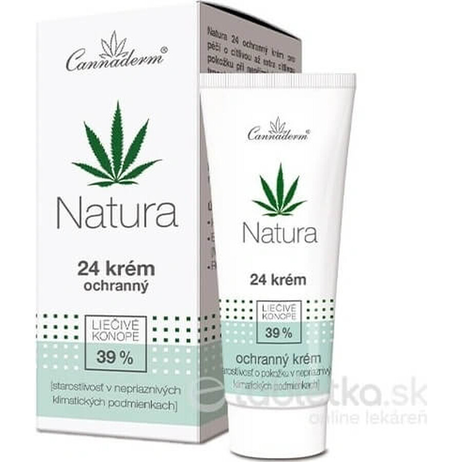 Cannaderm NATURA all day 24 cream 1×75 g for dry skin