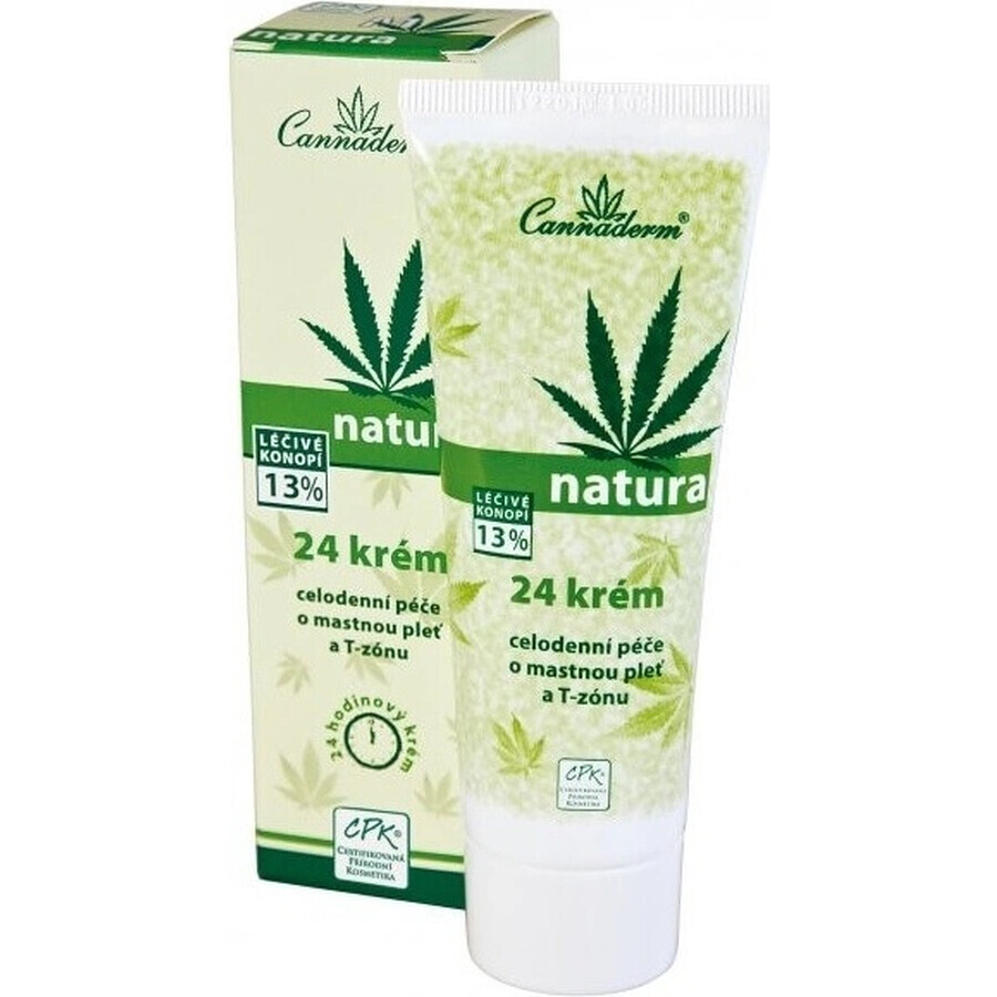 Cannaderm NATURA all day 24 cream 1×75 g for dry skin