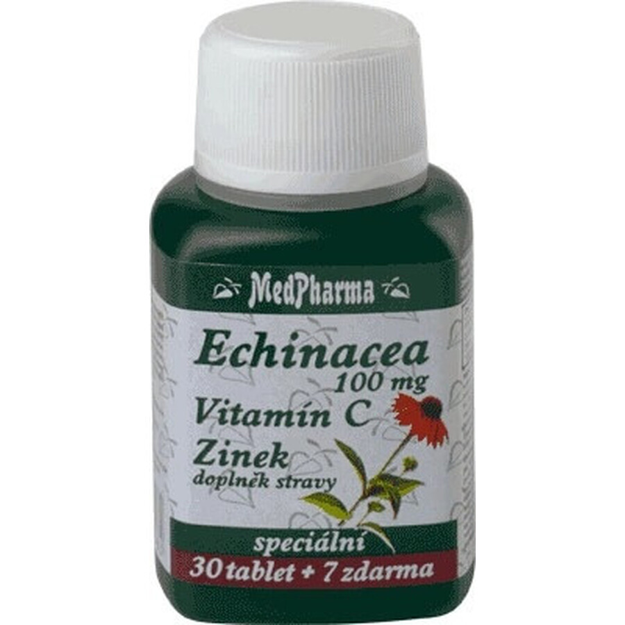 MedPharma ECHINACEA 100MG, VITAMIN C, ZINC 1×37 tbl, food supplement
