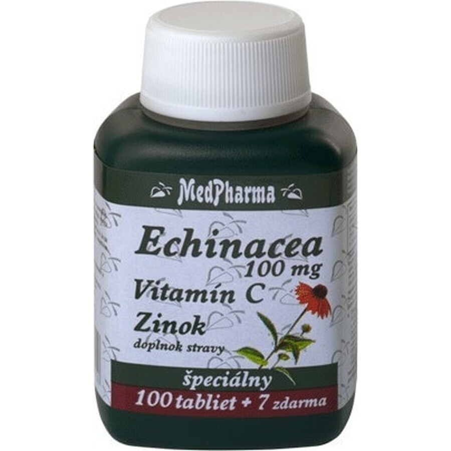 MedPharma ECHINACEA 100MG, VITAMIN C, ZINC 1×37 tbl, food supplement