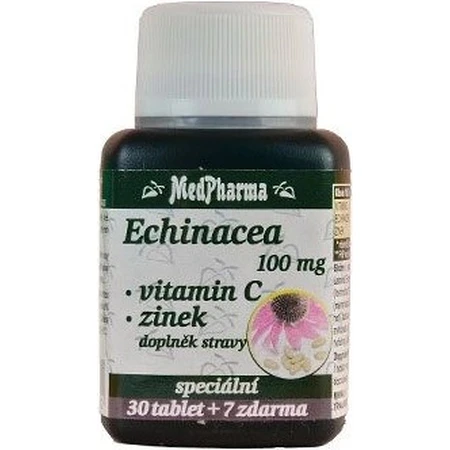 MedPharma ECHINACEA 100MG, VITAMINE C, ZINC 1×37 tbl, complément alimentaire