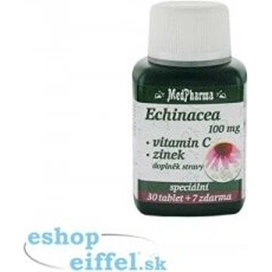 MedPharma ECHINACEA 100MG, VITAMIN C, ZINC 1×37 tbl, food supplement