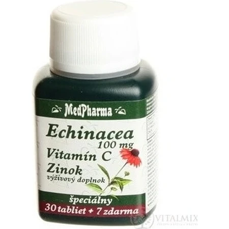 MedPharma ECHINACEA 100MG, VITAMINE C, ZINC 1×37 tbl, complément alimentaire