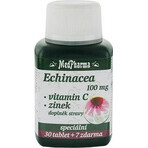 MedPharma ECHINACEA 100MG, VITAMIN C, ZINC 1×37 tbl, food supplement