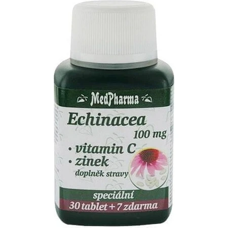 MedPharma ECHINACEA 100MG, VITAMINE C, ZINC 1×37 tbl, complément alimentaire